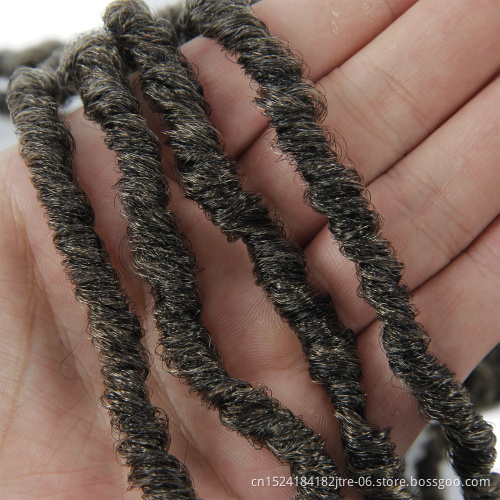 Japanese Kaneka fiber nu locs crochet braid hair, ombre color 12inch-36inch curly faux locs, dreadlocks nu locs boho